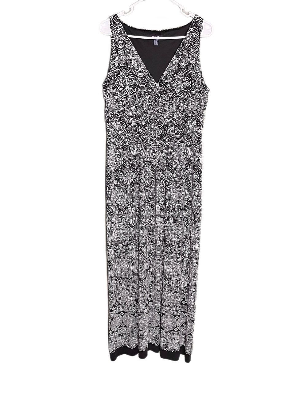 Chaps Sleeveless Maxi Dress Size XL